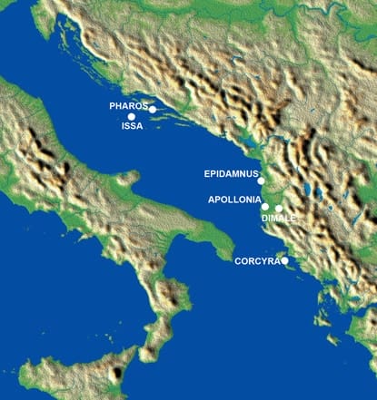 Map: Illyrian Wars