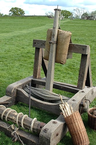 Reconstructed Onager Roman Catapult