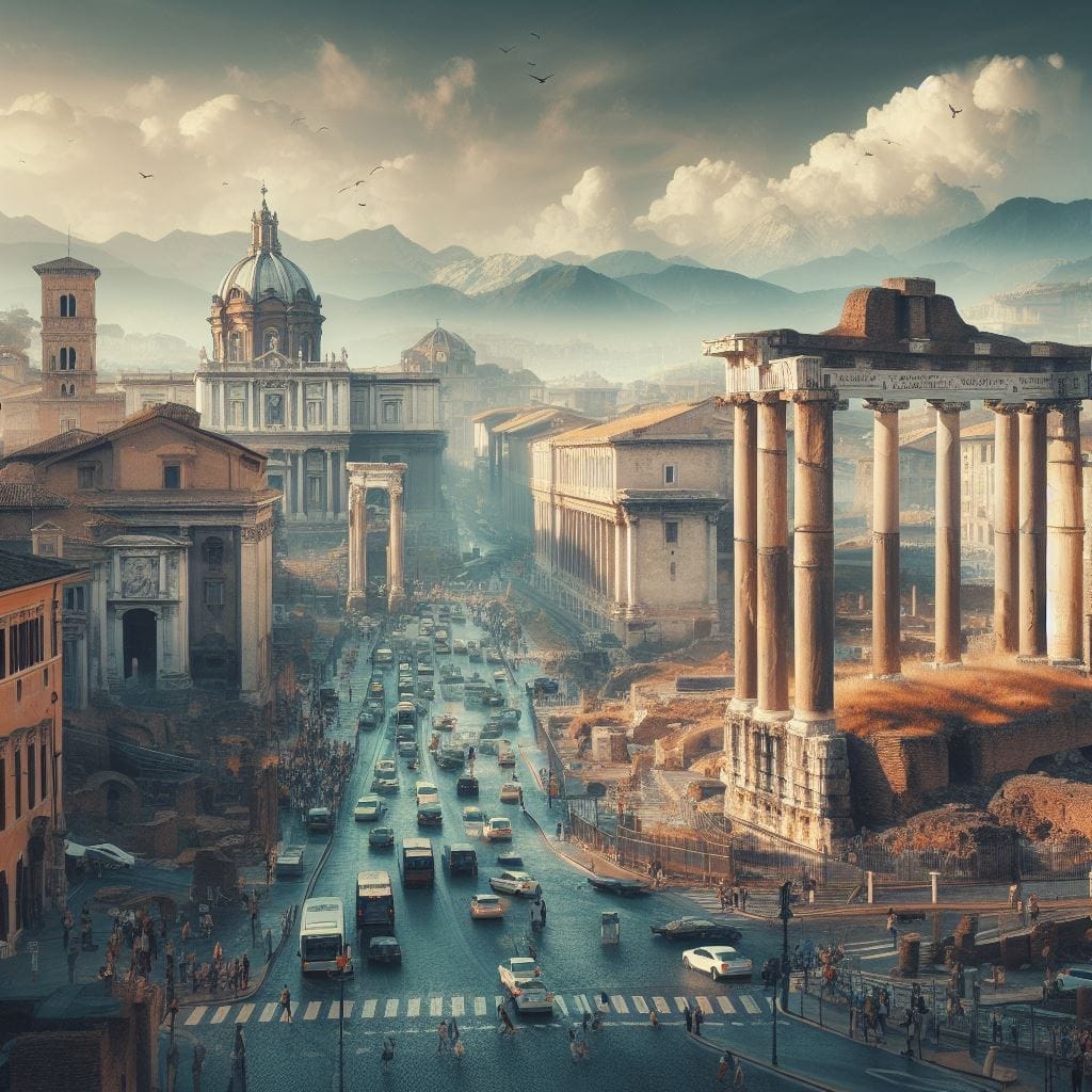 ancient roman empire city