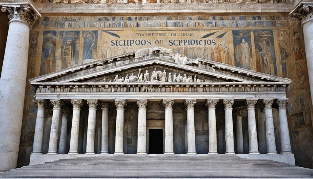 Tomb of the Scipios as a historical tourist attraction