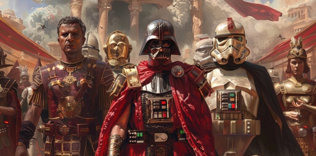 How did Ancient Rome affect Star Wars?