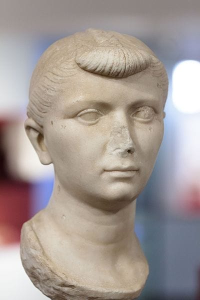 The bust of Julia the Elder