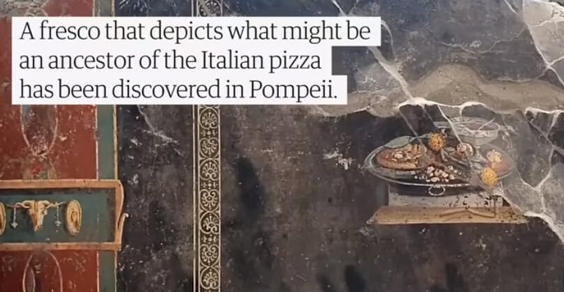 Flatbread Resembling Pizza in Ancient Fresco: Unraveling Roman Dietary Habits
